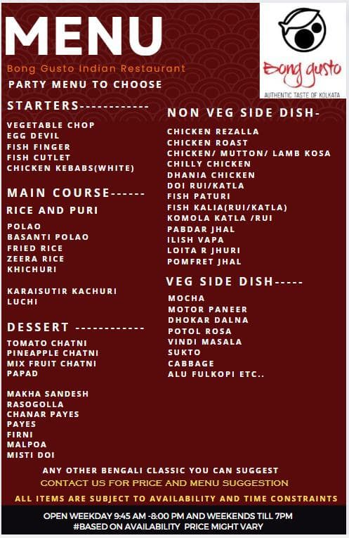 Bong Gusto :Taste the Tradition